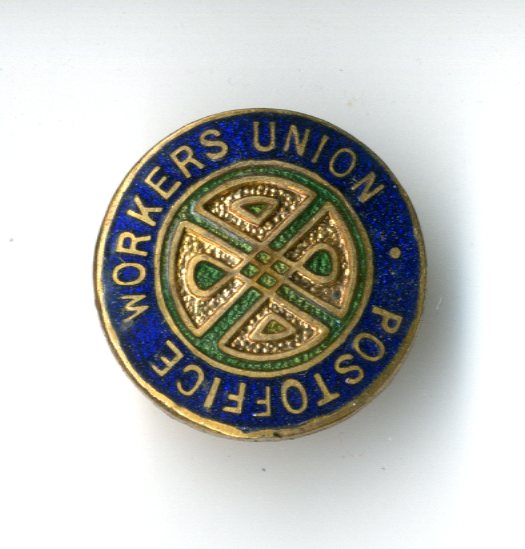 Post Office Workers Union badge (image/jpeg)