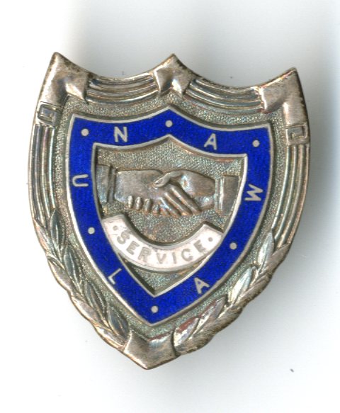 National Amalgamated Union of Life Assurance Workers, VC badge, 15 years of special service badge (image/jpeg)