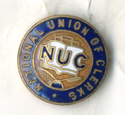 National Union of Clerks badge (image/jpeg)