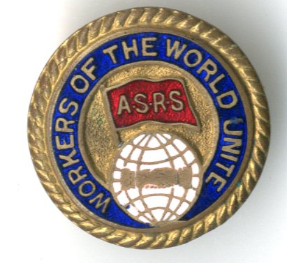 Amalgamated Society of Railway Servants badge (image/jpeg)