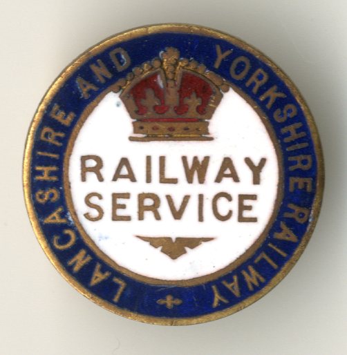 Lancashire and Yorkshire Railway Service badge (image/jpeg)