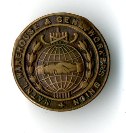 United Warehouse and General Workers Union badge (image/jpeg)