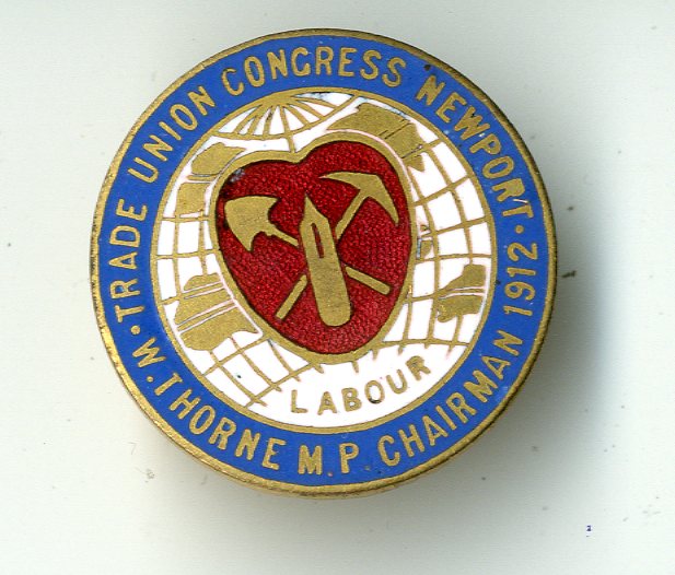 Trade Union Congress Newport badge (image/jpeg)