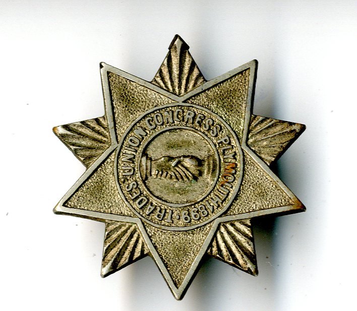 Trade Union Congress Plymouth badge (image/jpeg)