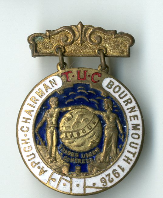  Trade Union Congress Bournemouth 1926 badge (image/jpeg)