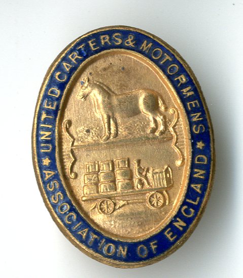 Association of United Carters and Motormen of England badge (image/jpeg)
