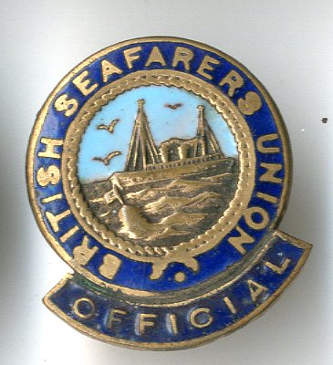 British Seafarers Union badge (image/jpeg)