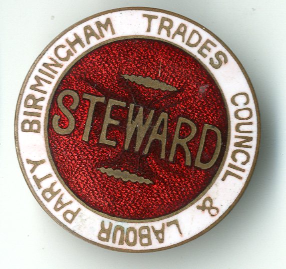Birmingham Trades Council and Labour Party badge (image/jpeg)