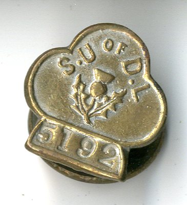 Scottish Union of Dock Labourers badge (image/jpeg)