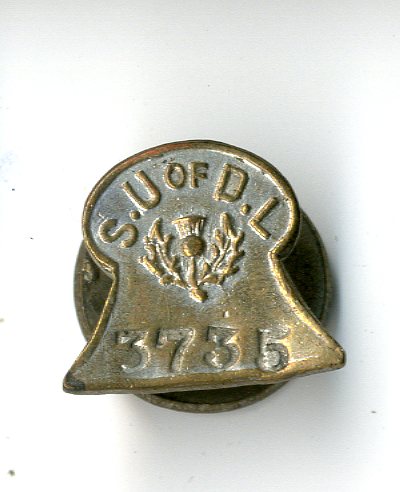 Scottish Union of Dock Labourers badge (image/jpeg)