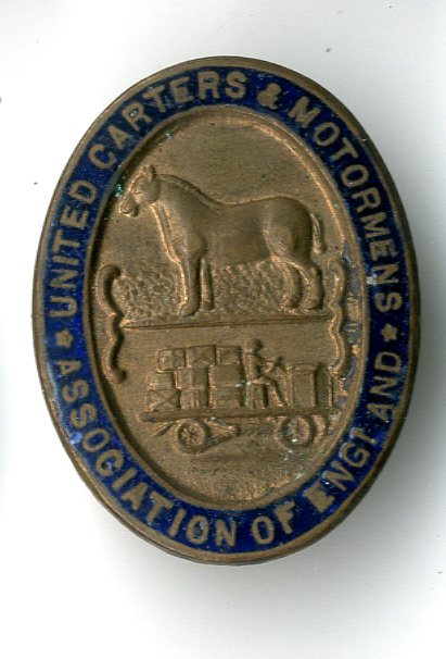 United Carters and Motormens Association badge (image/jpeg)