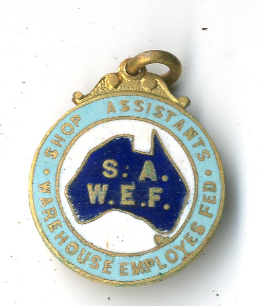 Australia Shop Assistants and Warehouse Employees Federation badge (image/jpeg)