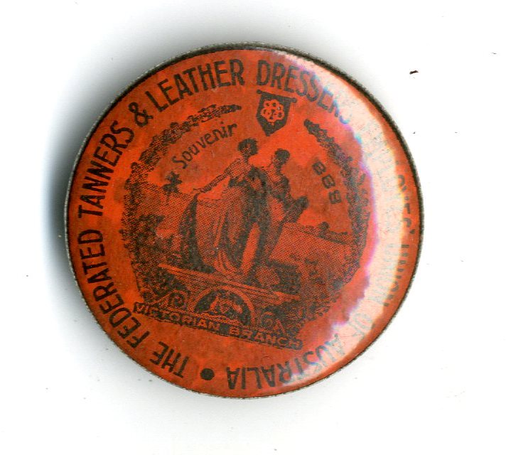 Australia Tanners and Leather Dressers Employees Union badge (image/jpeg)