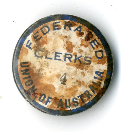Federated Clerks of Australia badge (image/jpeg)