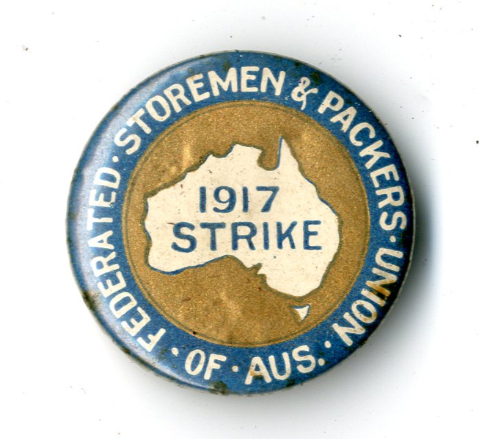 Federated Storemen and Packers Union of Australia badge (image/jpeg)