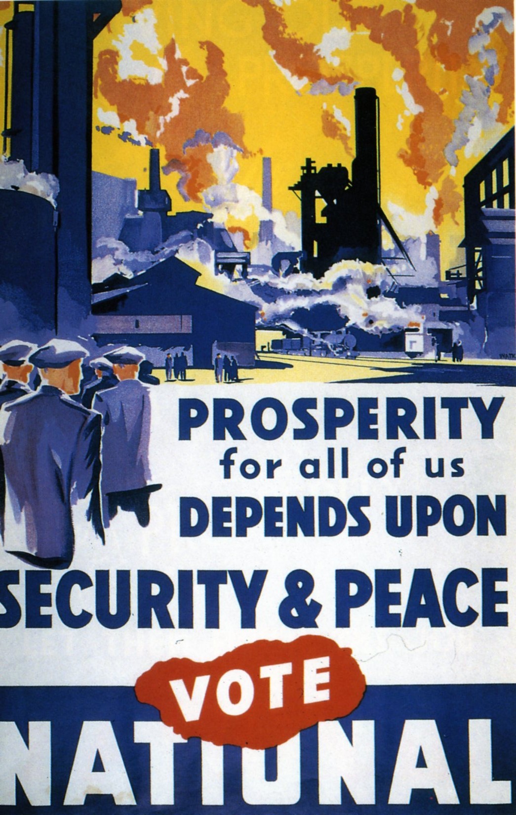 Prosperity depends on security and peace, postcard (image/jpeg)