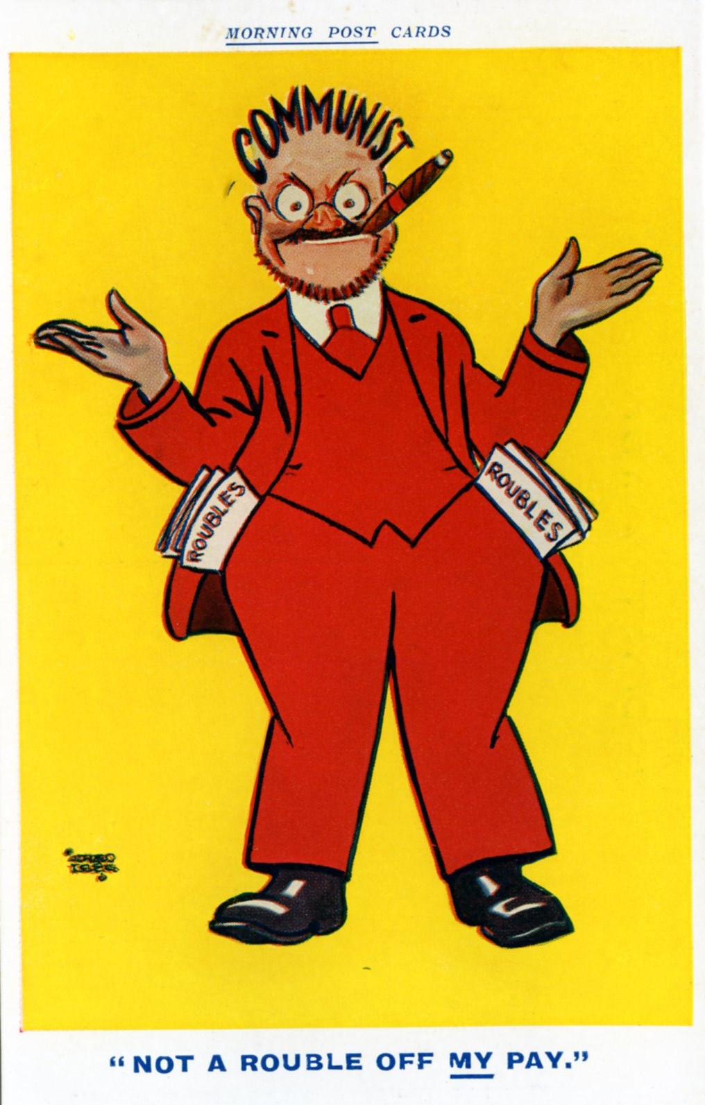 Not a rouble off my pay, postcard (image/jpeg)