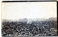 Demonstration against Licensing Bill 1908, postcard (image/jpeg)