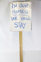 In our homes we will stay placard (image/jpeg)