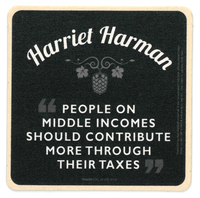 NMLH.2015.8.2 Harriet Harman beer mat. (image/jpeg)