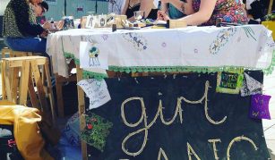 Image of 10 January 2019, Protest bunting craft table @ People's History Museum © Girl Gang Manchester