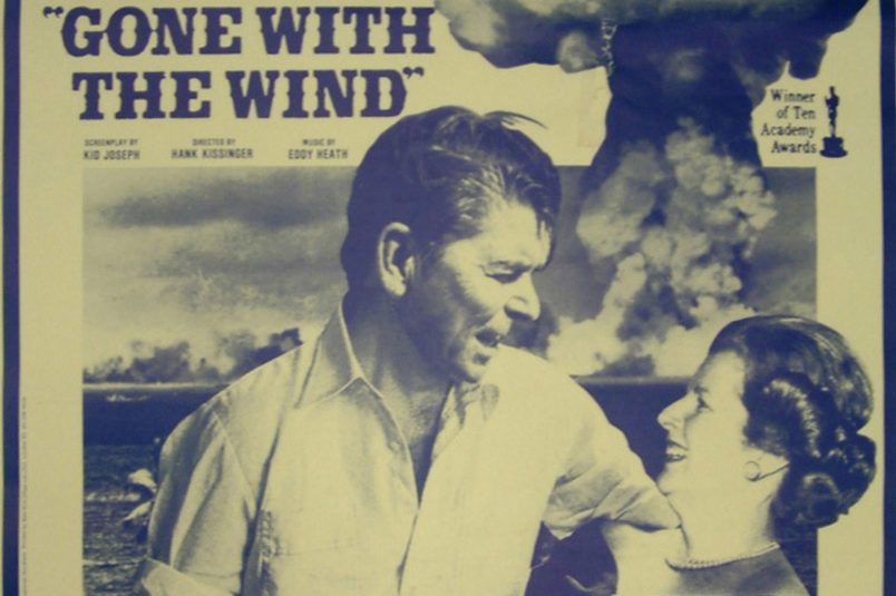 Image of 14 February 2019, Radical Relationships guided tour @ People's History Museum. Gone with the Wind poster, The Socialist Worker newspaper, 1980