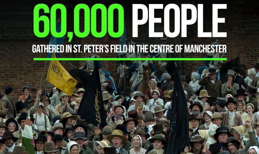 Image of Still from Peterloo film, directed by Mike Leigh