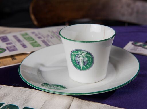 Image of Rose Lamartine Yates’ tea cup and plate © People's History Museum