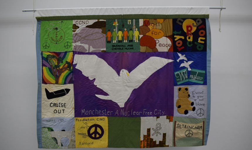 Image of Greater Manchester Campaign for Nuclear Disarmament (CND) banner, 1980s @ People's History Museum