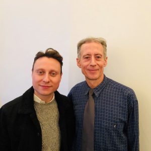 Left to right Nathan Morris & Peter Tatchell @ People's History Museum