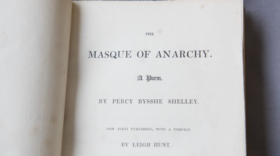 The Masque of Anarchy poem by Percy Bysshe Shelley © Working Class Movement Library