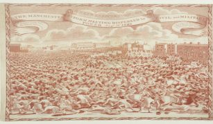 Image of 8 August 2019, Have Your Say @ People's History Museum. Peterloo commemorative handkerchief, around 1819 © People's History Museum