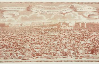Image of A illustrated handkerchief.