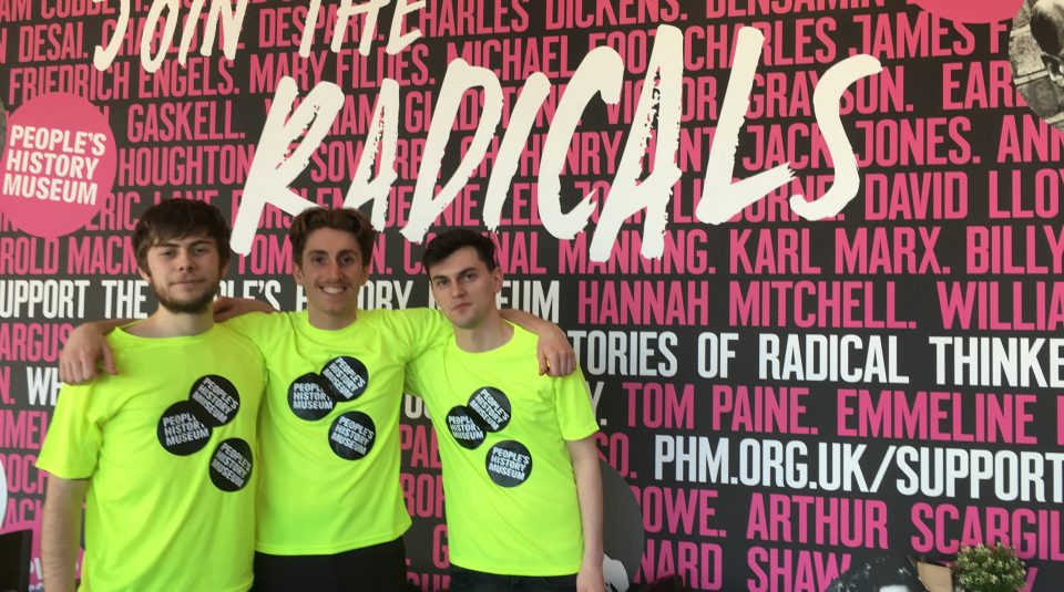 Three of PHM's team of Radical Runners