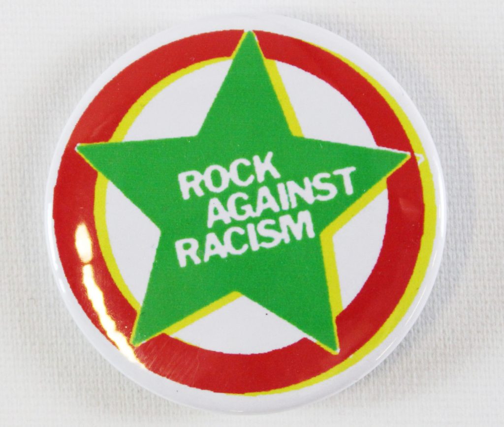 Image of Rock Against Racism badge, around 1976 © People's History Museum