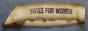 Votes for Women sash © Working Class Movement Library