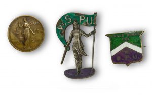 Women’s suffrage badges © Working Class Movement Library