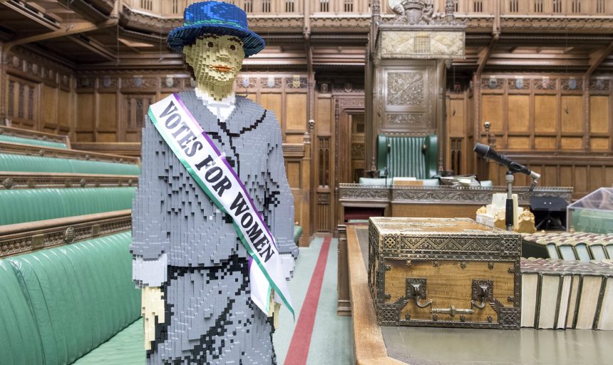 Image of Hope, LEGO suffragette on loan from House of Commons © Jessica Taylor