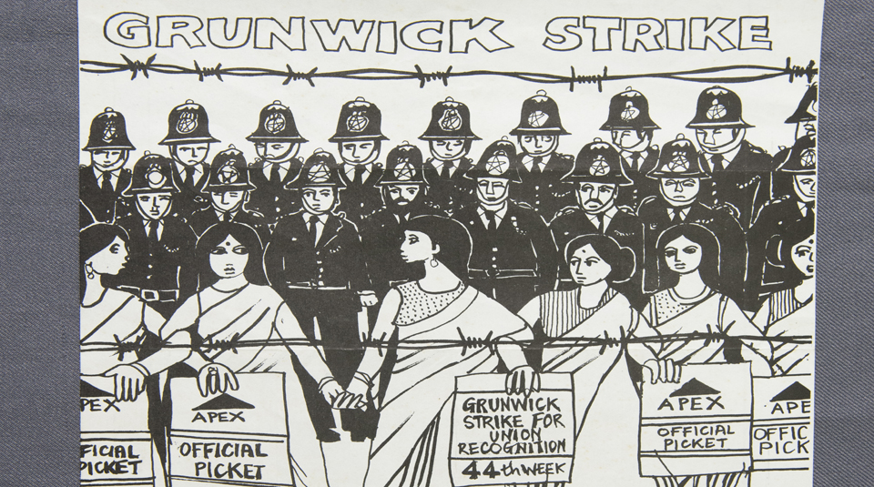 Grunwick strike poster, 1977 © Dan Jones