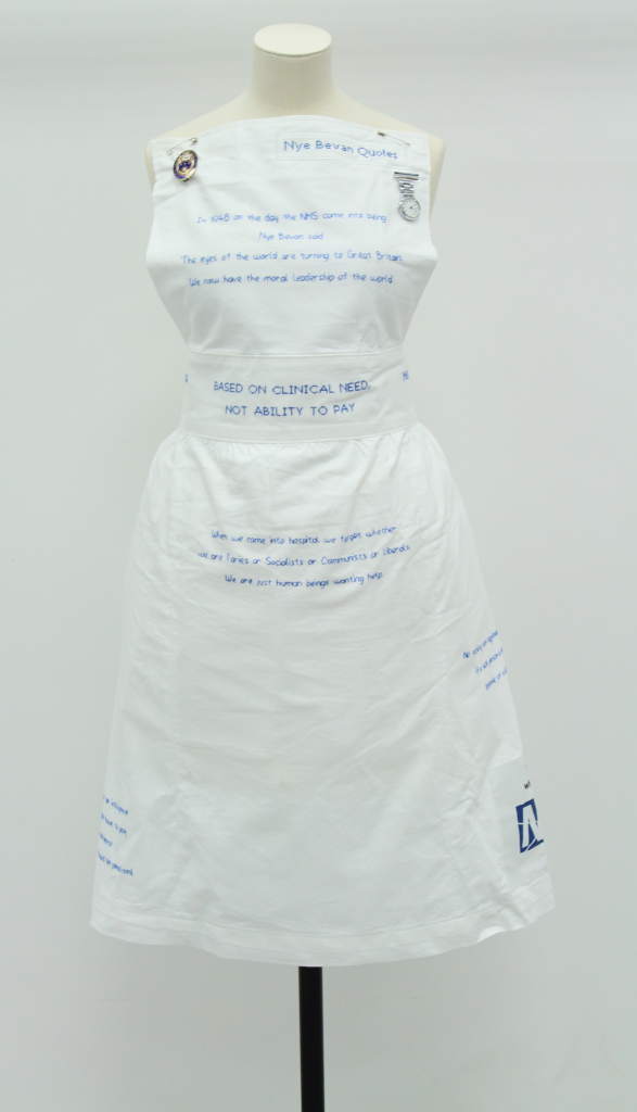 NHS protest apron, 2017 © People's History Museum