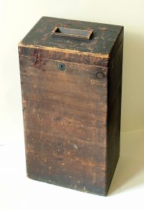Pontefract secret ballot box, August 1872, courtesy of Wakefield Council