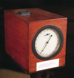 Merthyr ballot box, 1869, on display in Main Gallery One at People's History Museum, loan & image courtesy of Cyfarthfa Castle Museum & Art Gallery