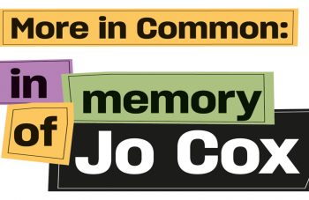 More in Common; in memory of Jo Cox exhibition logo. Image courtesy of People's History Museum