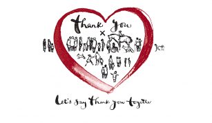Image of A national Thank You card for Thank You Day