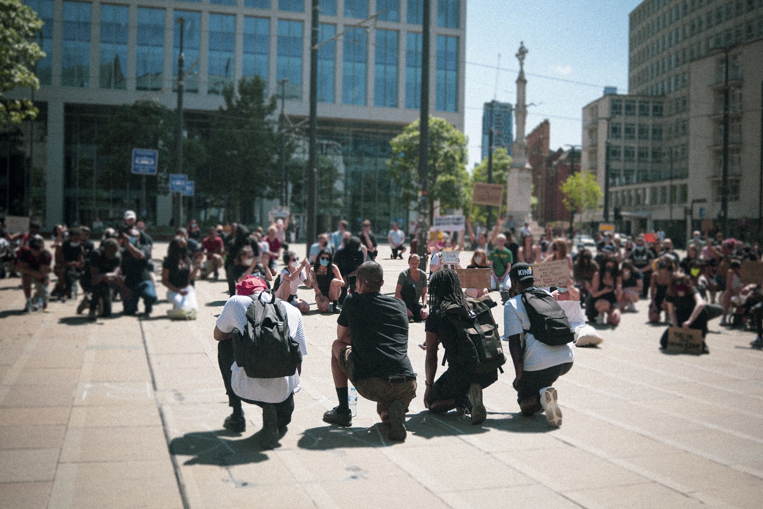 Black Lives Matter protest, Manchester, 31 May 2020, from People's History Museum's collection (C) Jake Hardy