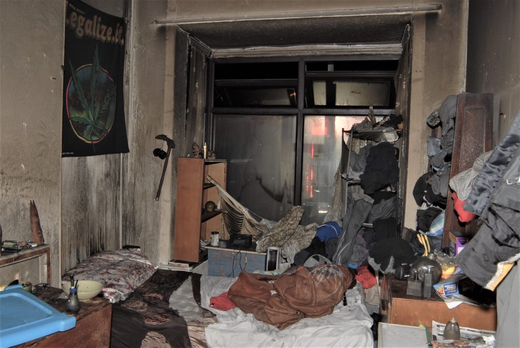 Operation Fort squalid conditions that the victims were forced to live in. Image courtesy of West Midlands Police
