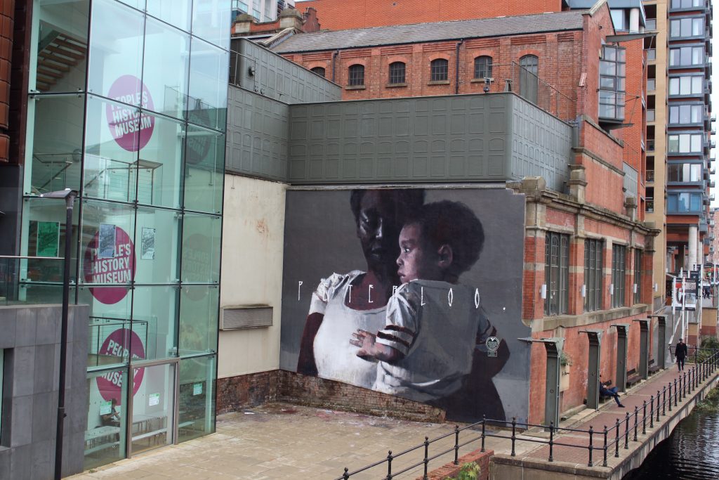 Axel Void, Peterloo. mural, 2018. Image courtesy of People's History Museum.