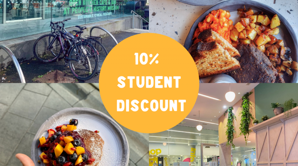 Image of 10% Student Discount at Open Kitchen Cafe & Bar.