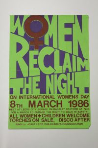Women Reclaim The Night, 1986, poster. Image courtesy of People's History Museum