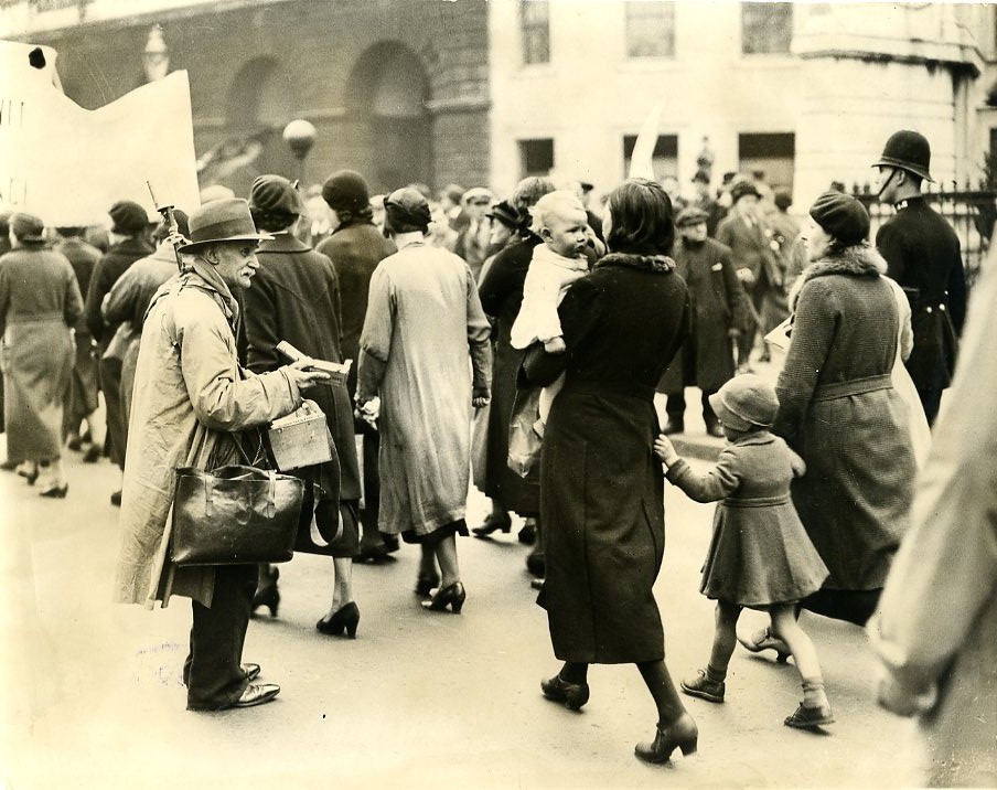 1 May 1936, May Day Labour demonstration in London. Photo courtesy of People's History Museum